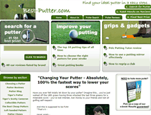 Tablet Screenshot of best-putter.com